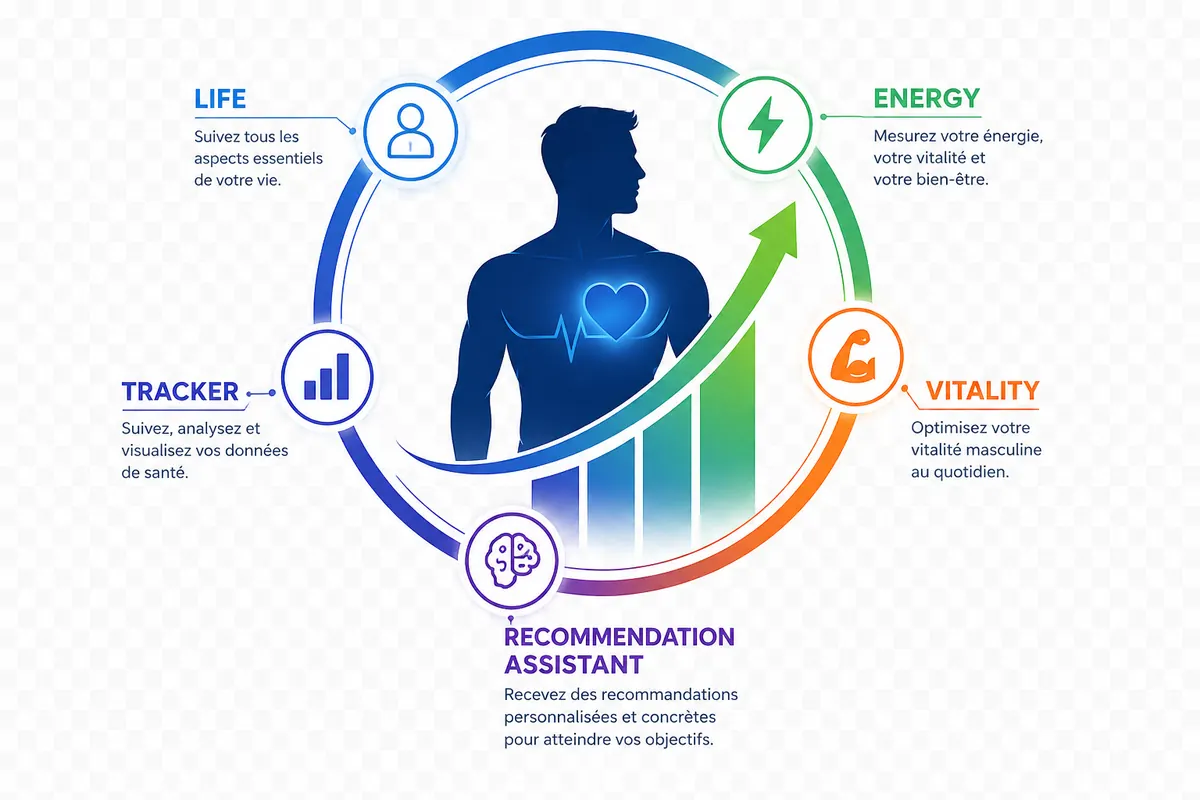 Life, Energy, Vitality, Tracker et Recommendation Assistant